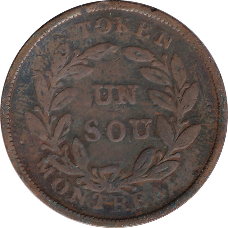 Canadian Provinces - 1 sou - No1381