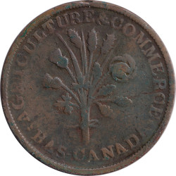 Canadian Provinces - 1 sou - No1381