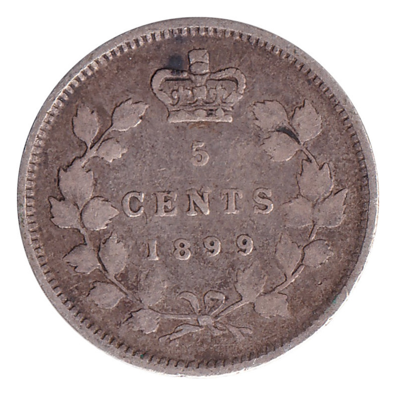 Canada - 5 cents - Victoria - 1899 - No1384