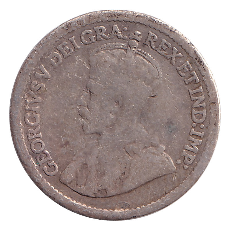 Canada - 5 cents - George V - Petit module - 1914 - No1386