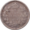 Canada - 5 cents - George V - Petit module - 1914 - No1386