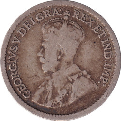 Canada - 5 cents - George V - Petit module - 1914 - No1387