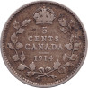 Canada - 5 cents - George V - Petit module - 1914 - No1387