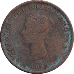 Canadian Provinces - 1/2 penny - Victoria - Young head - 1843 - No1368