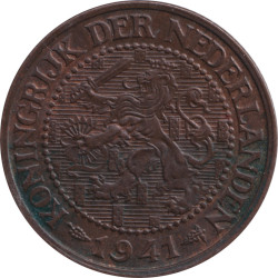 Netherlands - 2 1/2 cents - Roof -  1941 - No624