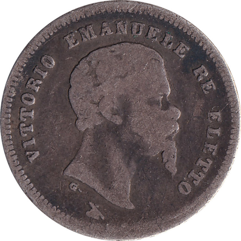 Italie - 50 centimes - 1860 - No1396
