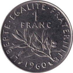 France - 1 franc - Semeuse...