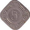 Netherlands - 5 cents - Wilhelmina I - Tulipe -  1934 - No625