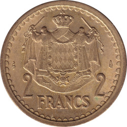 Monaco - 2 francs - Louis...