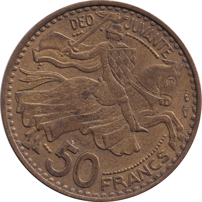 Monaco - 50 francs - Rainier III - 1950 - No1411