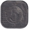 Netherlands - 5 cents - Two horse heads -  1941 - No745