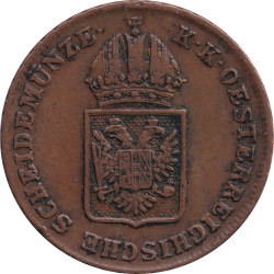 Austria - 1 kreuzer - Franz II - Shield - 1816 A - No1414