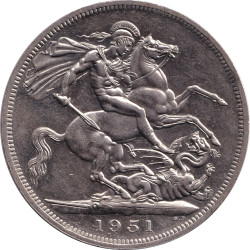 United Kingdom - 5 shilling - 1951 - No1416