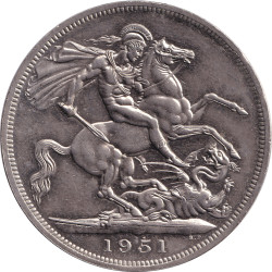 United Kingdom - 5 shilling - 1951 - No1417