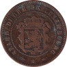 Luxembourg - 5 centimes - Blason - 1860 A - No1421