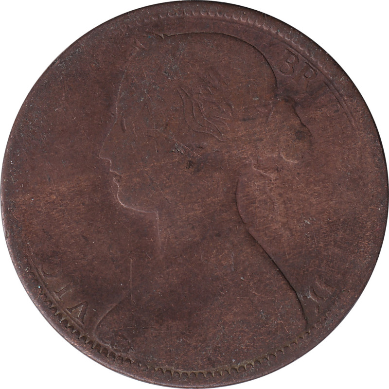 United Kingdom - 1 penny - Victoria - Mature bust - 1873 - No1358