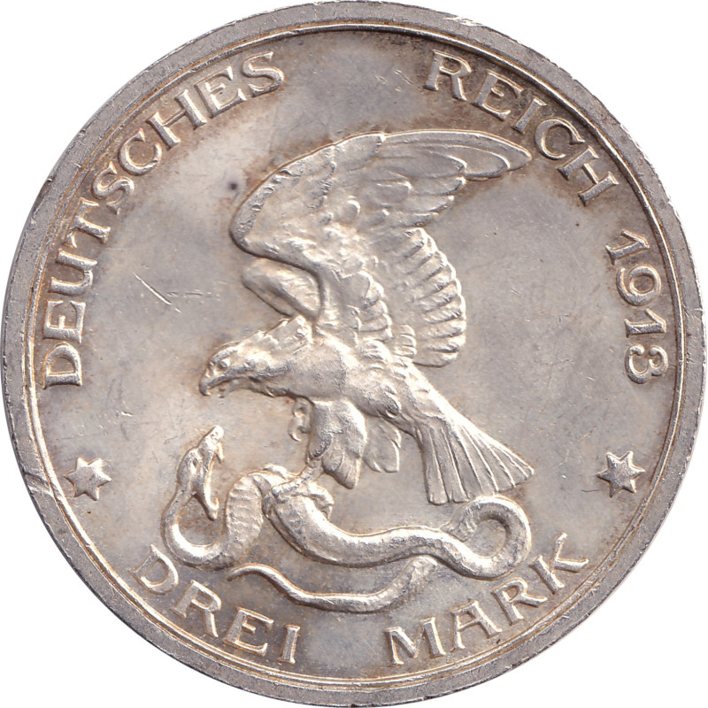 Germany - 3 mark - 1913 -  No1435