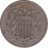 United States of America - 5 cents - Blason - 1868 - No1436