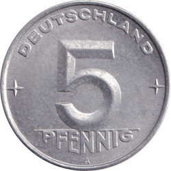 Germany - 5 pfennig - Weath...
