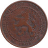 Netherlands - 1 cent - Lion héraldique - Petites branches -  1905 - No760