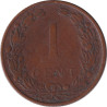 Netherlands - 1 cent - Lion héraldique - Petites branches -  1905 - No760