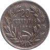 Chile - 20 centavos - Profile Eagle - Cupronickel - No Sign - 1924 So - No1460