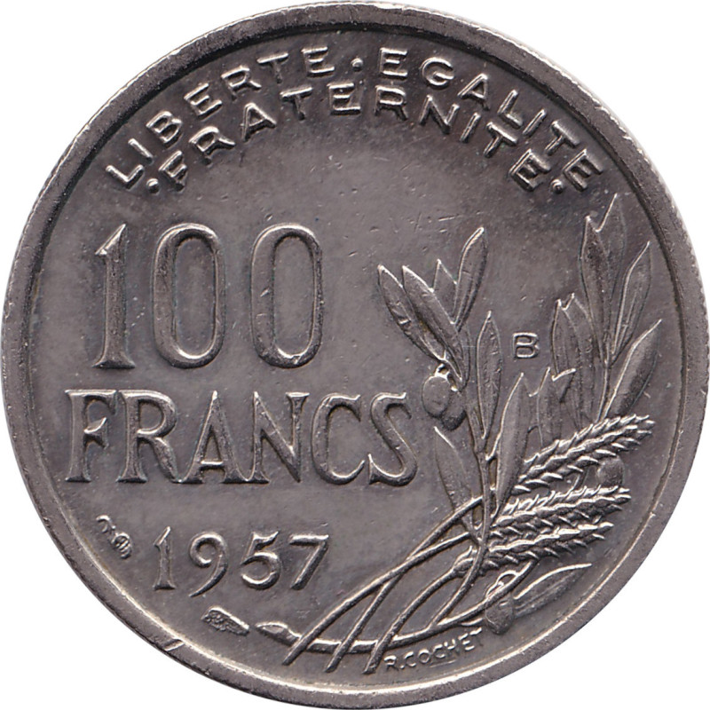 France - 100 francs - Cochet - 1957 B - No1462