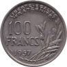 France - 100 francs - Cochet - 1957 B - No1462