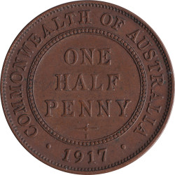 Australia - 1/2 penny -...