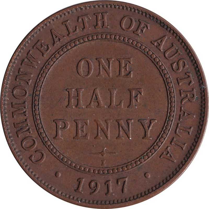 Australia - 1/2 penny - George V - 1917 I - No1463