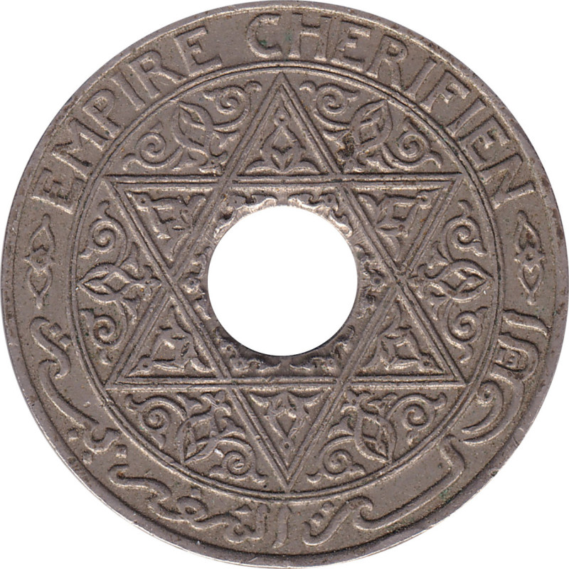 Morocco - 25 centimes - Star - No1465