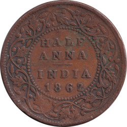 British India - 1/2 anna -...