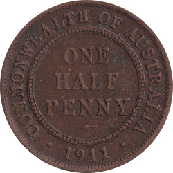 Australia - 1/2 penny -...