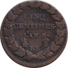 France - 5 centimes - Dupré - Grand module - AN 8 (8) BB - No1474