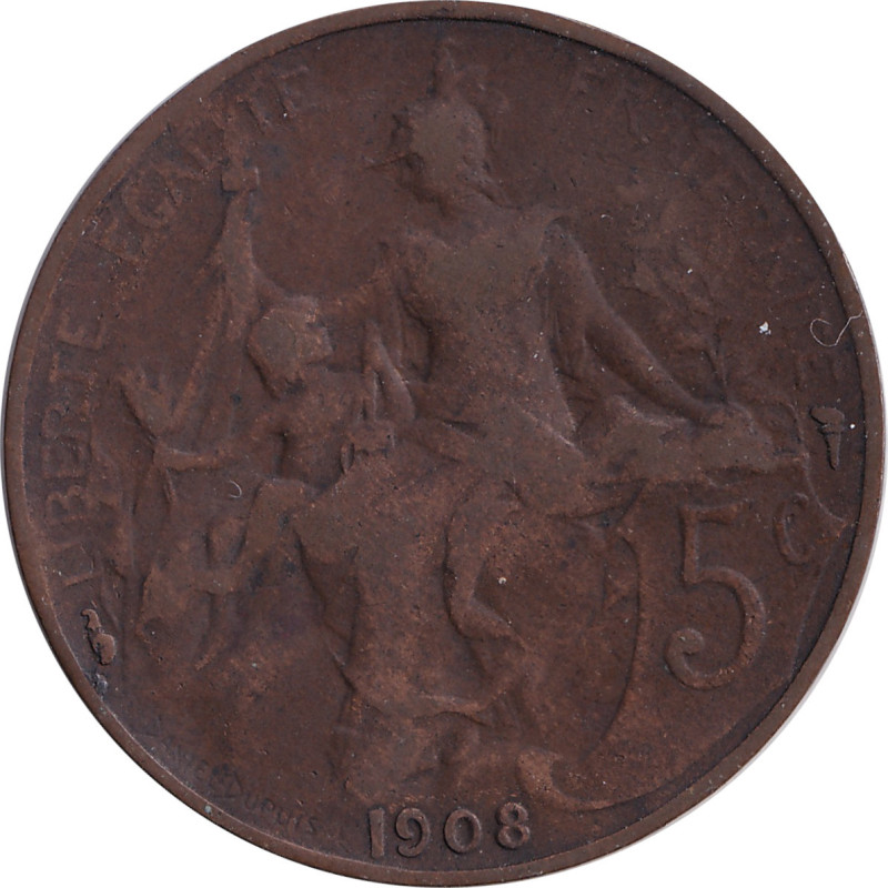 France - 5 centimes - Dupuis - 1908 - No1476