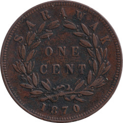 Sarawak - 1 cent - Charles...