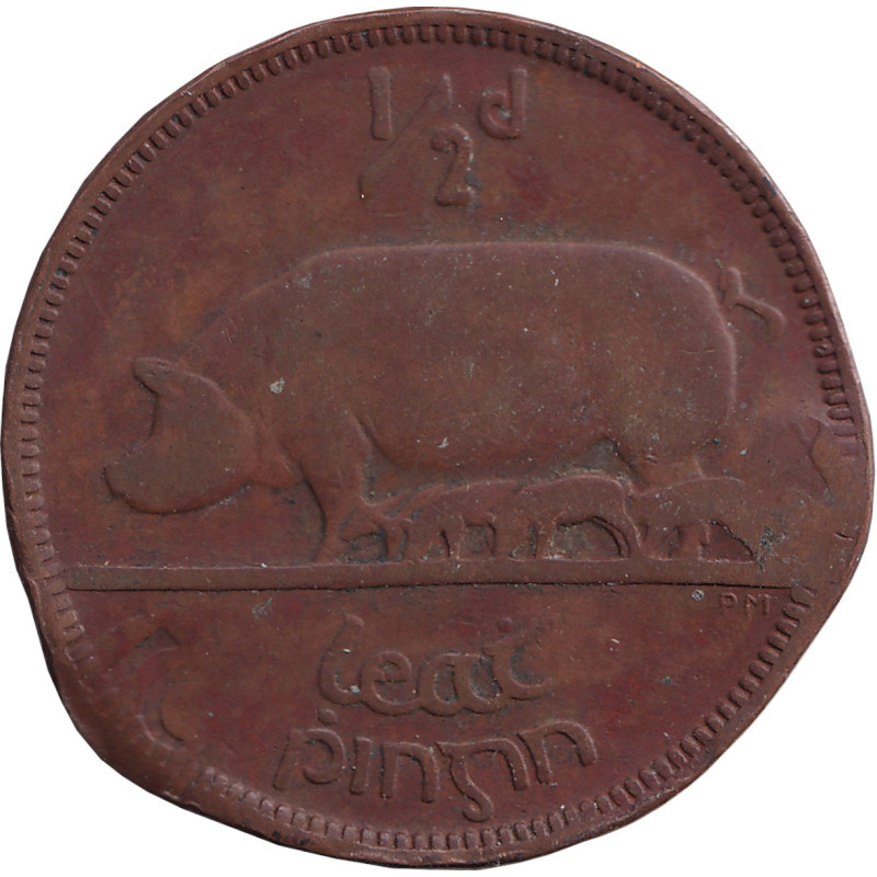Ireland - 1/2 penny - EIRE - 1943 - No1483