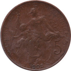 France - 5 centimes -...