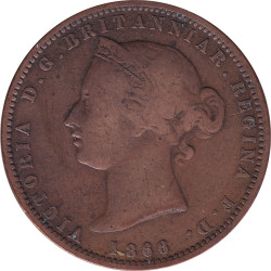 Jersey - 1/13 shilling - Victoria - Petit module - 1866 - No1495