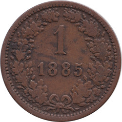 Austria - 1 kreuzer - Franz Jospeh I - 1885 - No1496
