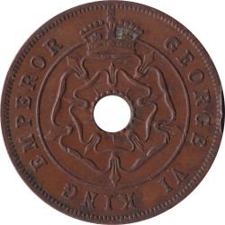 Rhodesia - 1 penny - George...