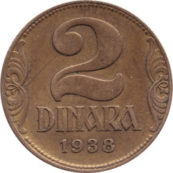 Yugoslavia - 2 dinara -...
