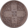 United Kingdom - 1 florin - Victoria - Buste jeune - Revers épuré - 186X - No1507
