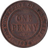 Australia - 1 penny - George V - 1934 - No1510
