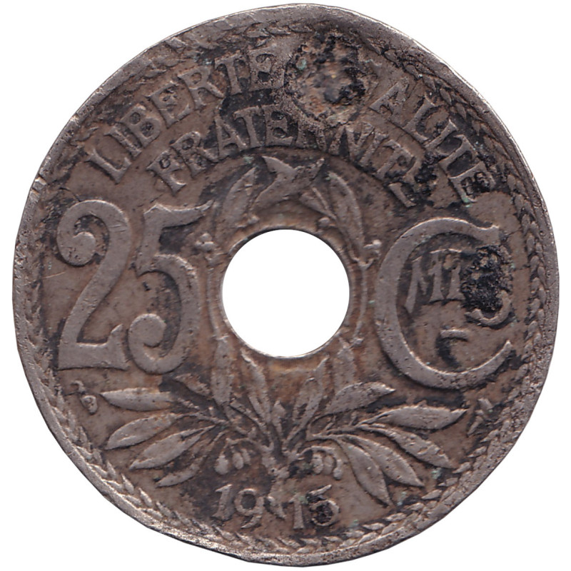 France - 25 centimes - Lindauer - 1915 - No1513