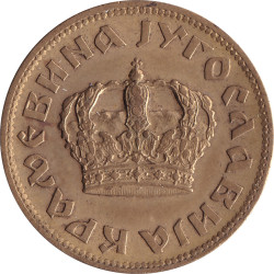 Yugoslavia - 2 dinara - Crown - Large crown - 1938 - No1514