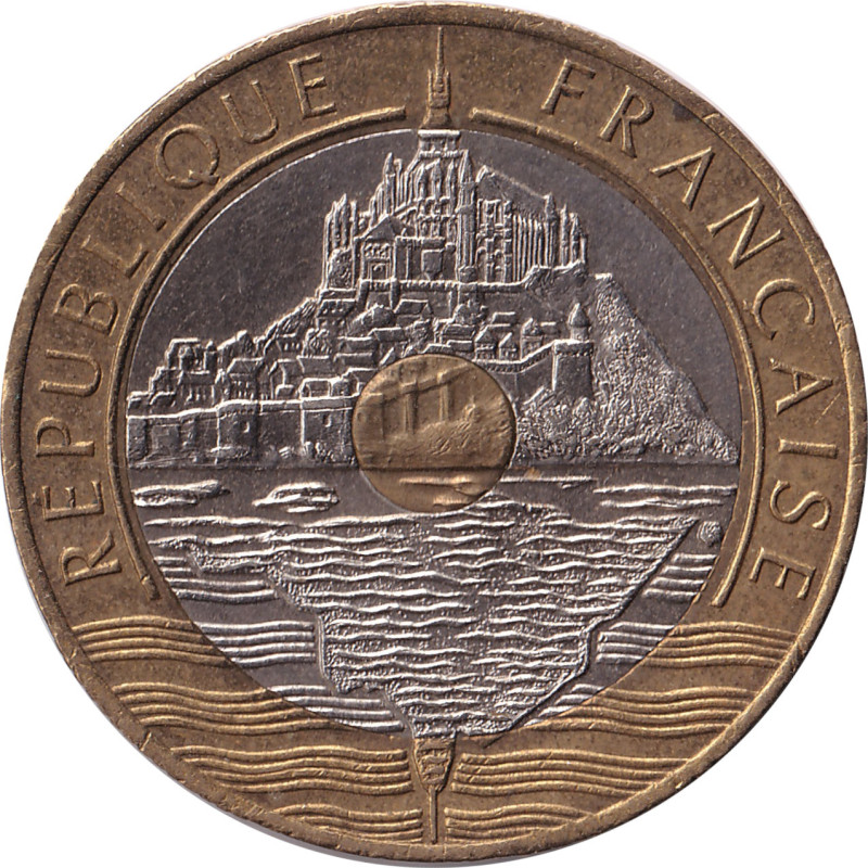 France - 20 francs - Mont Saint-Michel - 1992 - No1517
