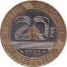 France - 20 francs - Mont Saint-Michel - 1992 - No1517