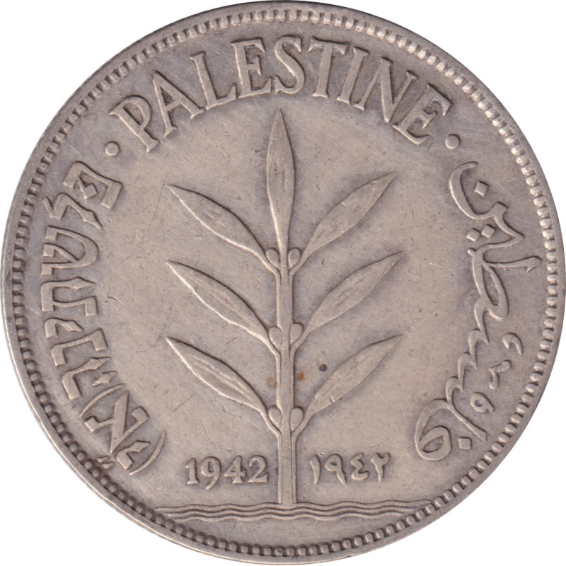 Palestine - 100 mils - Plant - 1942 - No602