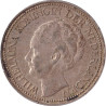 Netherlands - 25 cents - Wilhelmina I - Mature head - 1940 - No1534